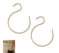 UtySty Lot de 2 grands crochets de tringle de 22,9 cm en forme de S pour tringle de placard, porte-vêtements, porte-vêtements, armoire, sac à bandoulière