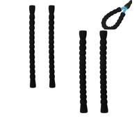 UtySty Lot de 4 housses de poignée de rechange antidérapantes pour laisse de chien, housses confortables rembourrées en mousse pour laisse en nylon robuste, fils réfléchissants, laisse de dressage