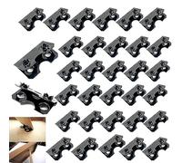 UtySty Lot de 50 supports de montage pliables pour cadre photo - Charnières sans vis