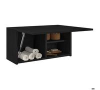 UU NEW*Commode salle de bain Moderne - Armoire murale de bain - noir - 60x25x30 cm - bois d'ingénierie Neu2263409