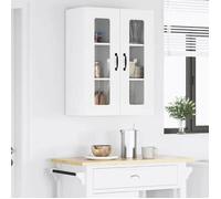 UU*TOP Placard mural de cuisine - moderne Armoire suspendue - Blanc 60x31x80 cm - Bois d'ingénierie CC1004