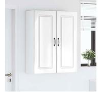 UU*TOP Placard mural de cuisine - moderne Armoire suspendue - Blanc brillant 80x31x100 cm - CC1068