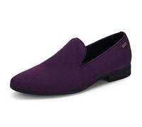 UUBARIS Mocassins habillés pour homme, violet, 42 EU