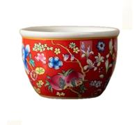UUBLKH Lot de 2 tasses à thé chinoises Tenmoku 141,7 g, bol Jianzhan coloré, tasses de lotus Tenmoku, ensemble de tasses à thé en céramique Kungfu chinois, décoration de Noël, cadeau du Nouvel An(I)