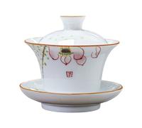 UUBLKH Lot de 2 tasses à thé chinoises Tenmoku 141,7 g, bol Jianzhan coloré, tasses de lotus Tenmoku, ensemble de tasses à thé en céramique Kungfu chinois, décoration de Noël, cadeau du Nouvel An(K)