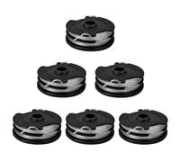 UUBOXS Lot de 6 Coupe Bobines pour Parkside, Bobine portafilo per tagliabordi in Nylon pour coupe-bordures LIDL Parkside PRT 550 A1/A3, PRTA 20-Li A1/B2/C3,PRT 300 A1-10m ⌀1,6mm