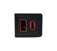 UUIUYGH Chargeur Voiture Double USB Type C PD + QC3.0 Adaptateur d'alimentation Charge Téléphone Adaptateur Chargeur Voiture pour Multivan T5 2003-2015