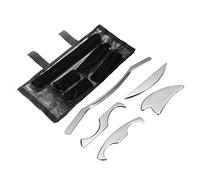 UUK Ensemble de 5 Outils de Massage Gua Sha Sha Sha Sha Sha Sha, Muscles IASTM Massager Massager Relaxation Tissu Soule Tissu Physique Toile de raclage