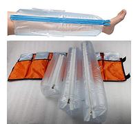 UUK Kits D'attelle d'air De Premiers Soins, Attelle en Plastique Gonflable, Ensemble De 6, avec La Main/Poignet, Coude/Demi-Bras, Bras Complet, Pied/Cheville, Demi-Jambe, Jambe Pleine pour L'usage