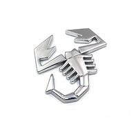 uULiit Voiture 3D Emblèmes pour Abarth 500 595 695 124 Grande Punto Stilo Bravo,Logo Insigne Emblème Autocollant Décalcomanies D'insigne Capot Décoratif Badge Tronc Logo Style Accessoires