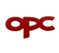 uULiit Voiture 3D Emblèmes pour Opel opc,Logo Insigne Emblème Autocollant Décalcomanies D'insigne Capot Décoratif Badge Tronc Logo Style Accessoires,A