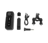 UUNPODDO 4K Cycling Camera, Water Resistant Outdoor Video Camera, 145 Degree Wide Angle Anti Shake Recorder with Clip and Handlebar Mount for Biking Hiking Motorcycle Helmet Use