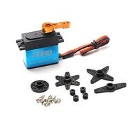 UUNPODDO Servo numérique 20 kg, servo RC à Couple élevé avec engrenage en Acier Inoxydable, servo étanche pour manipulateur de Robot de Voitures RC à l'échelle 1/8 1/10 1/12, engrenage de