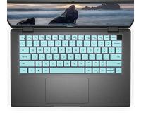 UUONDO Housse de protection en silicone pour clavier d'ordinateur portable Dell Latitude 7520 9510 9520, Dell Latitude 5420 5430 5431 7410 7420 7430 9420 9430 9430 Menthe
