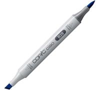 Uuq-Ciao B28, Royal Blue, Marqueur Twin Avec Une Pointe Moyenne Et Une Pointe Brush