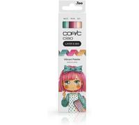 Uuq-Ciao Layer & Mix « Vibrant Palette », Set De Marqueurs De 3 Couleurs Différentes, Marqueur De Mise En Page Avec Une Pointe Moyenne Et Une Pointe Brosse.