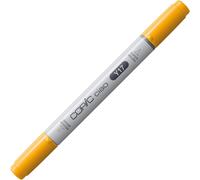 Uuq-Ciao Y17, Golden Yellow, Twin Marker Avec Une Pointe Moyenne Et Une Pointe Pinceau