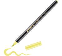 Uuq-Edding 1340 Feutre Pointe Pinceau - Melon Jaune - 1 Stylo - Pointe De Pinceau Flexible - Feutre Pour La Peinture, L'écriture Et Le Dessin - Carnets, Mandalas, Calligraphie