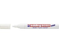 Uuq-Edding 8050 Marcador Para Neumáticos - Blanco - 1 Rotulador - Punta Redonda De 2-4 Mm - Para Marcar Neumáticos Y Otras Superficies De Goma, Interiores Y Exteriores, Resistente Al Agua