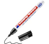UUQ-edding 8400 marqueur pour CD/DVD/BD - noir - 1 stylo - pointe ronde 0,5-1 mm - pour un marquage longue durée des CD, DVD et disques Blu-ray