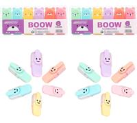 Uuq-Enfants Mignons Ours Sur-Ligneurs 24 Pièces Mini Surligneurs Pour Enfants Étudiants Macarons Pastel Stylos Surligneurs En Forme De Ours Pour Dessiner Ou Surligner
