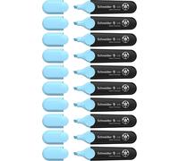 Uuq-Job 150 Lot De 10 Surligneurs En Plastique Recyclé Avec L'ange Bleu Ciel