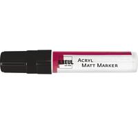 Uuq-Kreul 46219 - Acryl Matt Marker Xxl, Avec Pointe Biseautée Env. 15 Mm, Noir, Peinture Acrylique Permanente Mate À Base D'eau, Pour Éléments Puristes