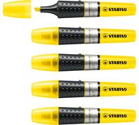 Uuq-Luminator - Surligneur - Lot X 5 Surligneurs Fluo - Jaune