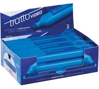 Uuq-Tratto Video - Boîte 12 Surligneurs Bleu Clair