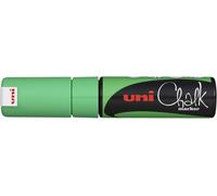 Uuq-Uni-Ball 186463 - Marqueur Fenêtre Et Craie À Pointe Biseautée 8 Mm, Vert Fluorescent, 1 Pièce