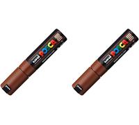 Uuq-Uni-Ball Marqueur Peinture Posca (Pc-8k), Marron (Lot De 2)