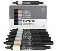 Uuq-W&n Promarker Set X6 Tons Pastels