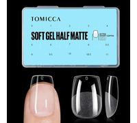 Uur-510 Pièces Capsule Americaine Ongle, 15 Tailles Faux Ongles, Cercueil Ultra Court Transparent Couverture Complète, Avec Valise De Rangement, Pose Americaine Capsule Pour Diy Nail Art