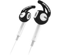 UUR-- Accessoire pour Fixer Les écouteurs Apple EarPods & AirPods. Ce Produit Permet d'améliorer la Fixation des écouteurs aux Oreilles. Idéaux pour Running, Fitness et Tous Les Jours (Noir)