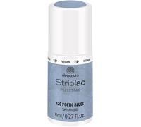 Uur-Alessandro Vernis À Ongles Uv/Led Striplac Peel/Soak Poetic Blues 48-120