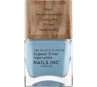 Uur-- Clean To The Core Plant Power Vernis À Ongles - 73% Plant Based, 100% Vegan & Non Testé Sur Les Animaux - Manucure Parfaite, Bleu Tendre - Nail Art Écologique