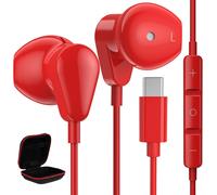 UUR-Écouteurs USB C pour Galaxy A55 A16 5G A54 A35 A34,HIFI Stéréo Intra-auriculaires Type C Casque avec Câble et Microphone Sport pour Samsung S24 Ultra S23 iPhone 16 15 Pro Max iPad Air Pixel 9 8a,