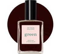 Uur-Green Vernis À Ongles Rouge Noir Hollyhock - Vernis À Ongles Classique 9-Free, Vegan Et Bio Sourcé - Effet Manucure Professionnelle - Vernis - Vernis Ongles - Nail Polish - 15ml