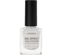 Uur-Korres Le Gel Effect Vernis À Ongles D'amande Douce Blanc, 11 Ml