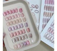 Uur-Lot De Vernis À Ongles Gel ?il De Chat, 7 Couleurs De Paillettes Holographiques Avec Bâton Magnétique Et Pinceau, Kit De Vernis À Ongles Gel À Led À Tremper, Cadeaux À Faire Soi-Même