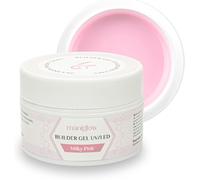 Uur-Maniglow Gel Construction Ongle Uv Led Milky Pink - Ongle Gel Pour Extension Et Renforcement - Gel Ongle Facile À Appliquer - Gel Couleur Ongle Uv Led - Builder Gel Sûr Sans Hema - 15 Ml