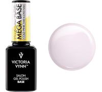 Uur-Mega Base Vernis Gel Hybride Uv Led Pour Ongles Durs Et Longs 15ml Rose Froid