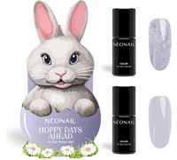 Uur-Neonail - Vernis Semi Permanent - Gel Ongle Uv - Set De Vernis À Ongles - Coffret - Hoppy Days Ahead - Un Set Lapin De Pâques - 2x7,2 Ml