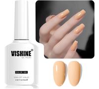Uur-Peachy Nude Vernis Gel Semi-Permanent, 1 Pcs 16ml Soak-Off Uv Led Vernis À Ongles Gel Pour Diy Nail Art & Home Manicure, Couleur L334 Avoine