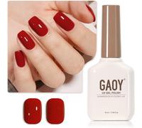 Uur-Ruby Red Gel Vernis À Ongles, 16 Ml Soak Off Uv Pour Nail Art Manucure À La Maison, Couleur 1154, Ruby Red
