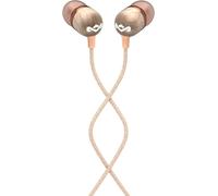UUR-The House of Smile Jamaica Écouteurs Intra-auriculaires, Bouton de Contrôle du Microphone, Driver 9,2mm Anti-Bruit, 2 Tailles d`Embouts Inclus pour le Confort, Câble Anti-n?uds, Cuivre