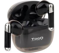 UUR-TOOQ TQBWH-0054B - Onyx Écouteurs sans Fil avec Micro Bluetooth et étui de Chargement, Casques sans Fil pour iPhone/iOS/Android, Noirs