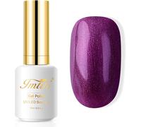 Uur-Vernis À Ongles En Gel Violet, Imtiti 1 Pcs 15 Ml De Couleur Bronze Violet.Led Led Land Lande Gel Gel Postis Nail Art Starter Manucure Salon Diy À La Maison