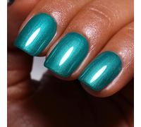 Uur-Vernis À Ongles Gel À Paillettes, Bleu Turquoise Nacré, Scintillant, Scintillant, Arc-En-Ciel, Soak Off Led, Pour Manucure Diy 15 Ml