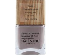 Uur-- What's Your Spirituality Plant Power Vernis À Ongles - 73% Plant Based, 100% Vegan & Non Testé Sur Les Animaux - Manucure Parfaite, Gris Élégant - Nail Art Écologique